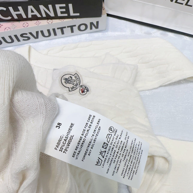 MONCLER 25S LONG-SLEEVE CREWNECK SWEATER 381