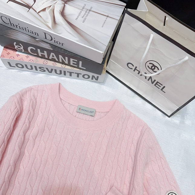 MONCLER 25S LONG-SLEEVE CREWNECK SWEATER 382
