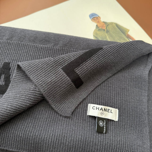 CHANEL 25S SCARF 170 CM IN CASHMERE 943080