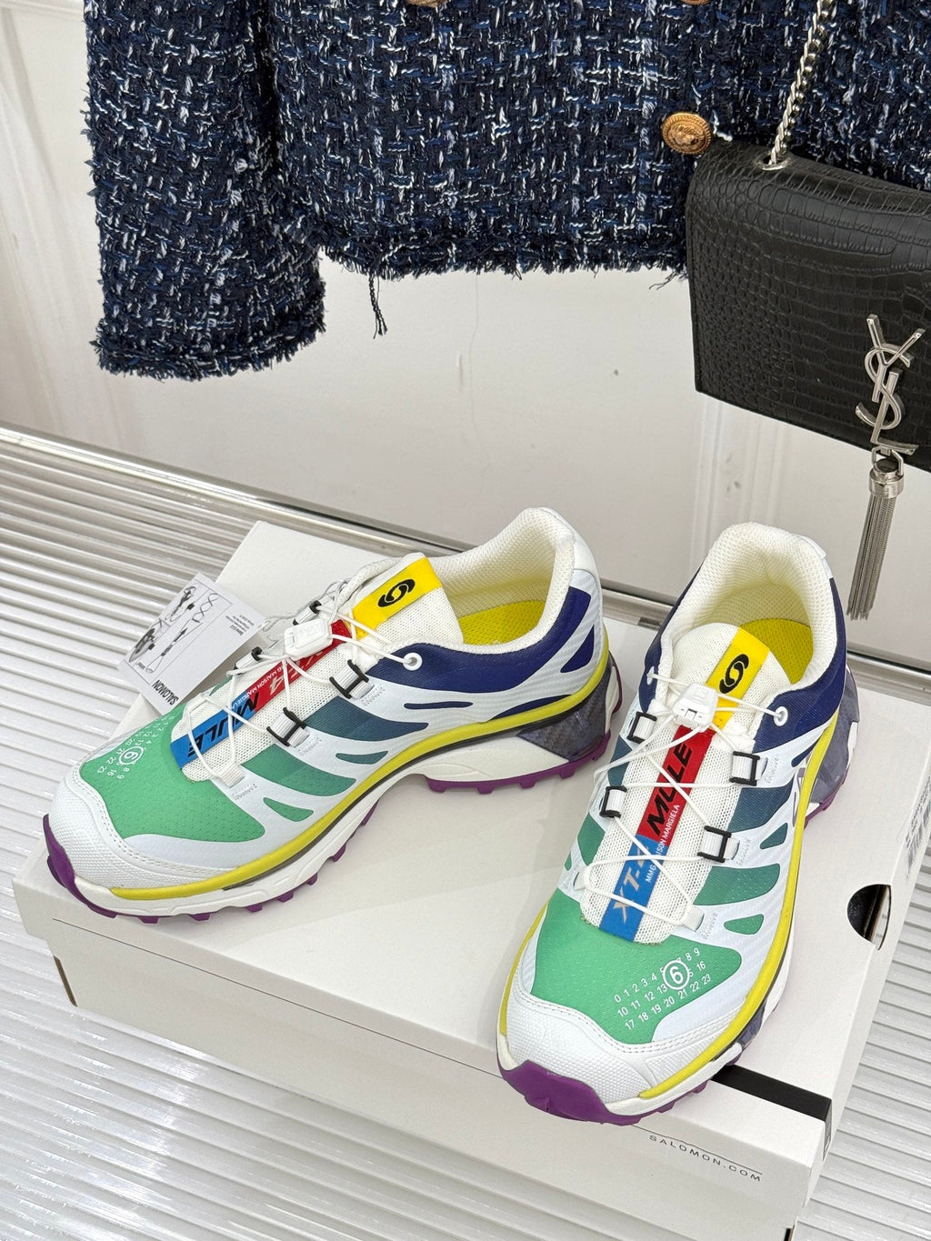 ALO 25S SALOMON XT-6 SNEAKER IN MULTICOLOR TPU STYLE 4