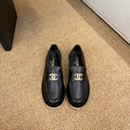 CHANEL 26S LOAFER IN BLACK CALFSKIN CC LOGO