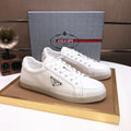 PRA TRAINER SHOES WHITE CREAM CALFSKIN