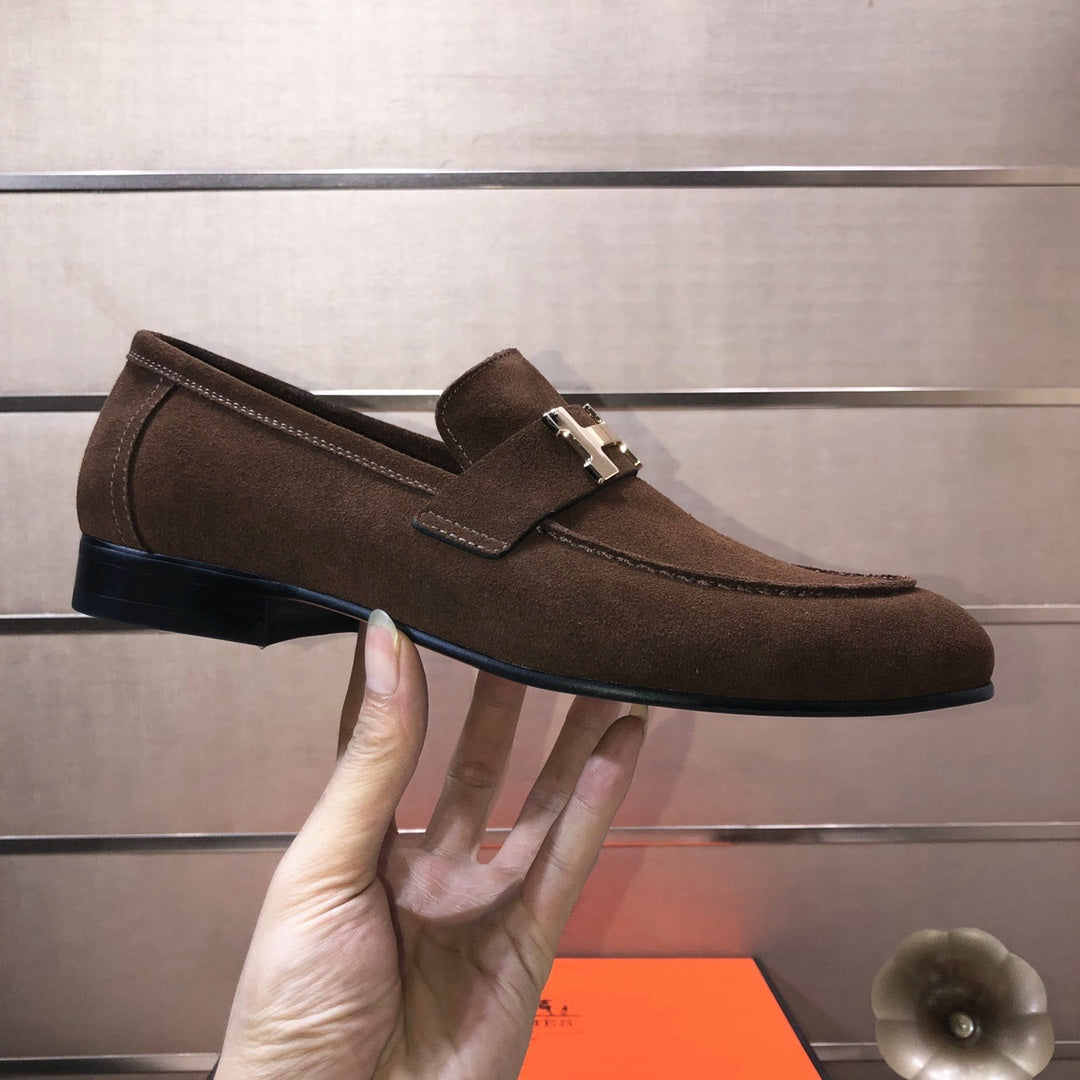 HM PARIS LOAFER WALNUT SUEDE