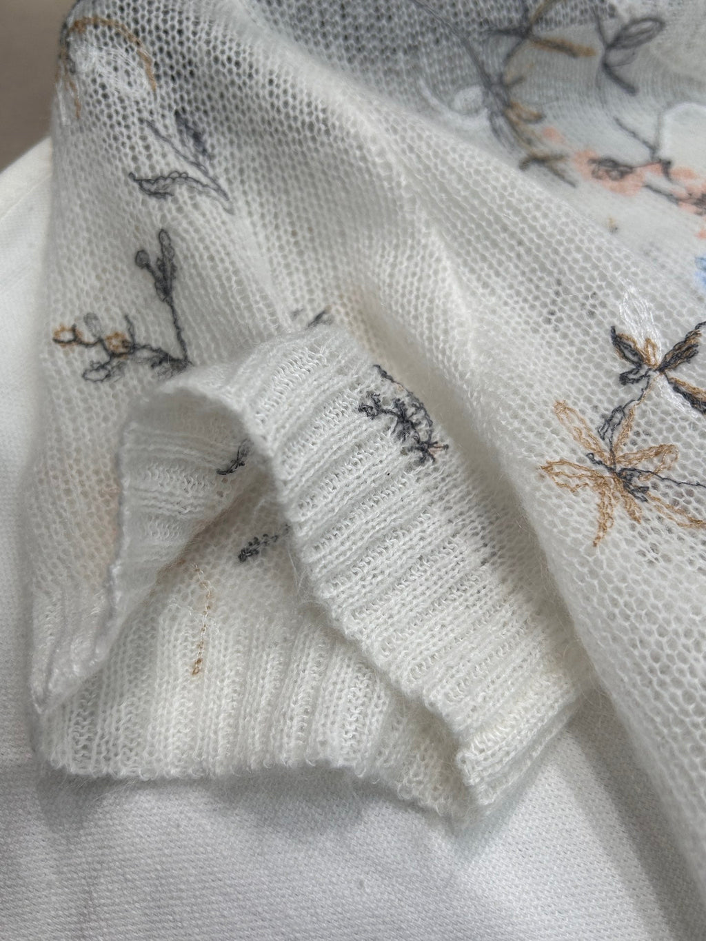 CREW NECK KNIT SWEATER 25S IN COTTON 266209