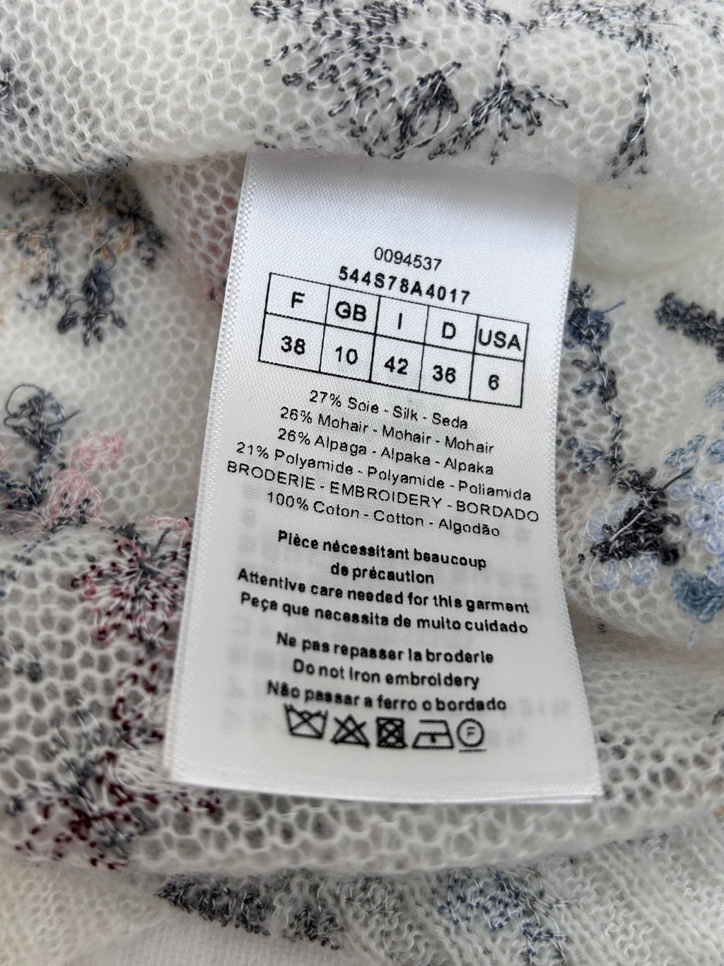 CREW NECK KNIT SWEATER 25S IN COTTON 266209