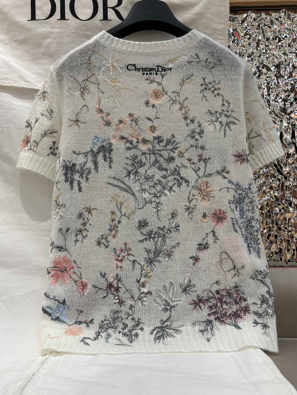CREW NECK KNIT SWEATER 25S IN COTTON 266209
