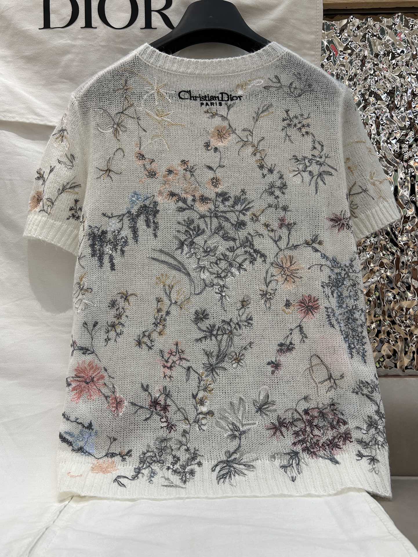 CREW NECK KNIT SWEATER 25S IN COTTON 266209
