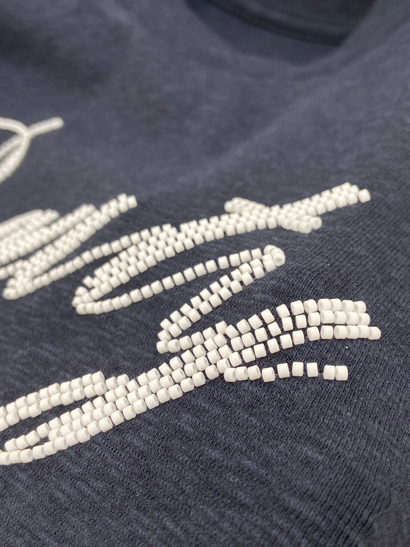 EMBROIDERED CHEST T SHIRT BEAUTY 25S IN COTTON 266314