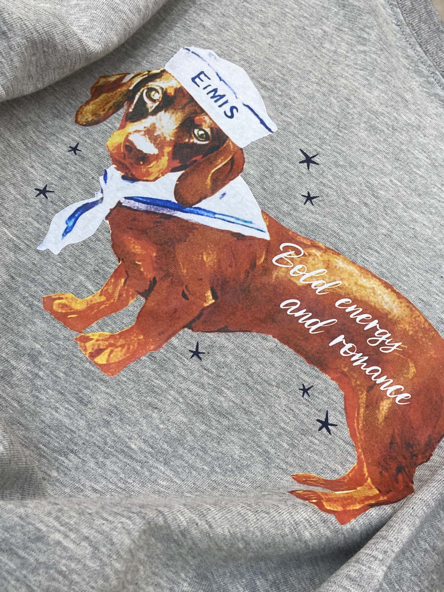 DACHSHUND PRINT T SHIRT 25S IN COTTON 266131