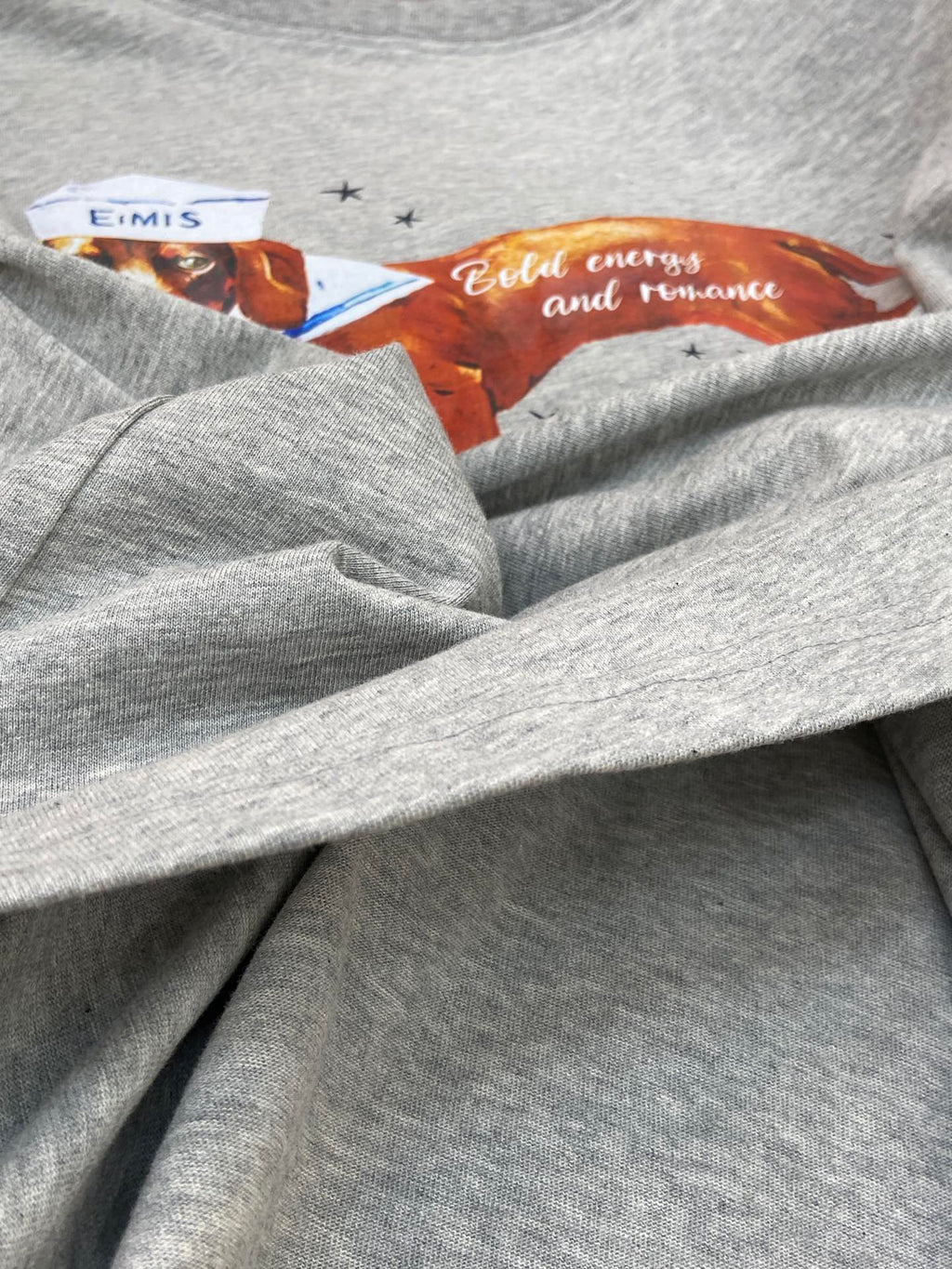 DACHSHUND PRINT T SHIRT 25S IN COTTON 266131