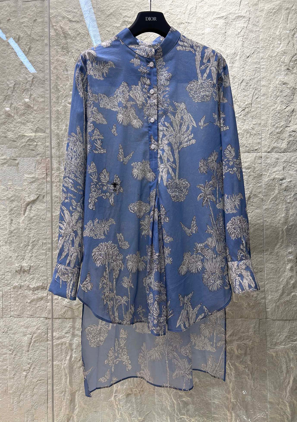 SHIRT WITH COCONUT GROVE PRINT 25S IN COTTON 266163