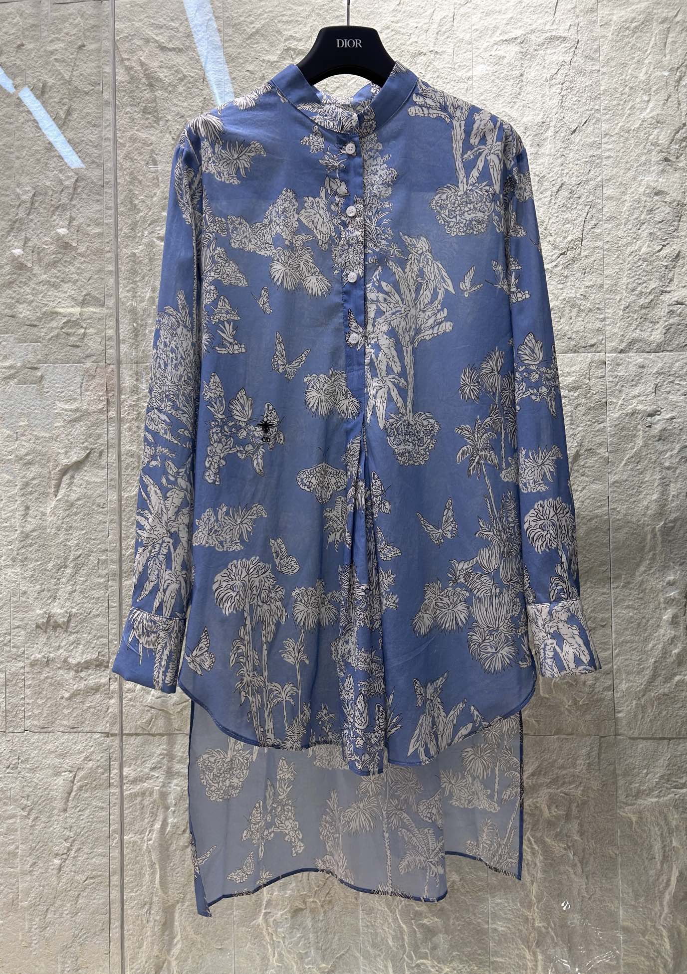 SHIRT WITH COCONUT GROVE PRINT 25S IN COTTON 266163