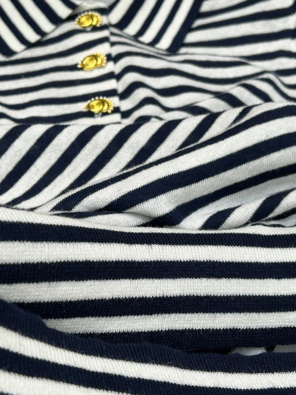 STRIPED KNIT SWEATER 25S IN COTTON 266075