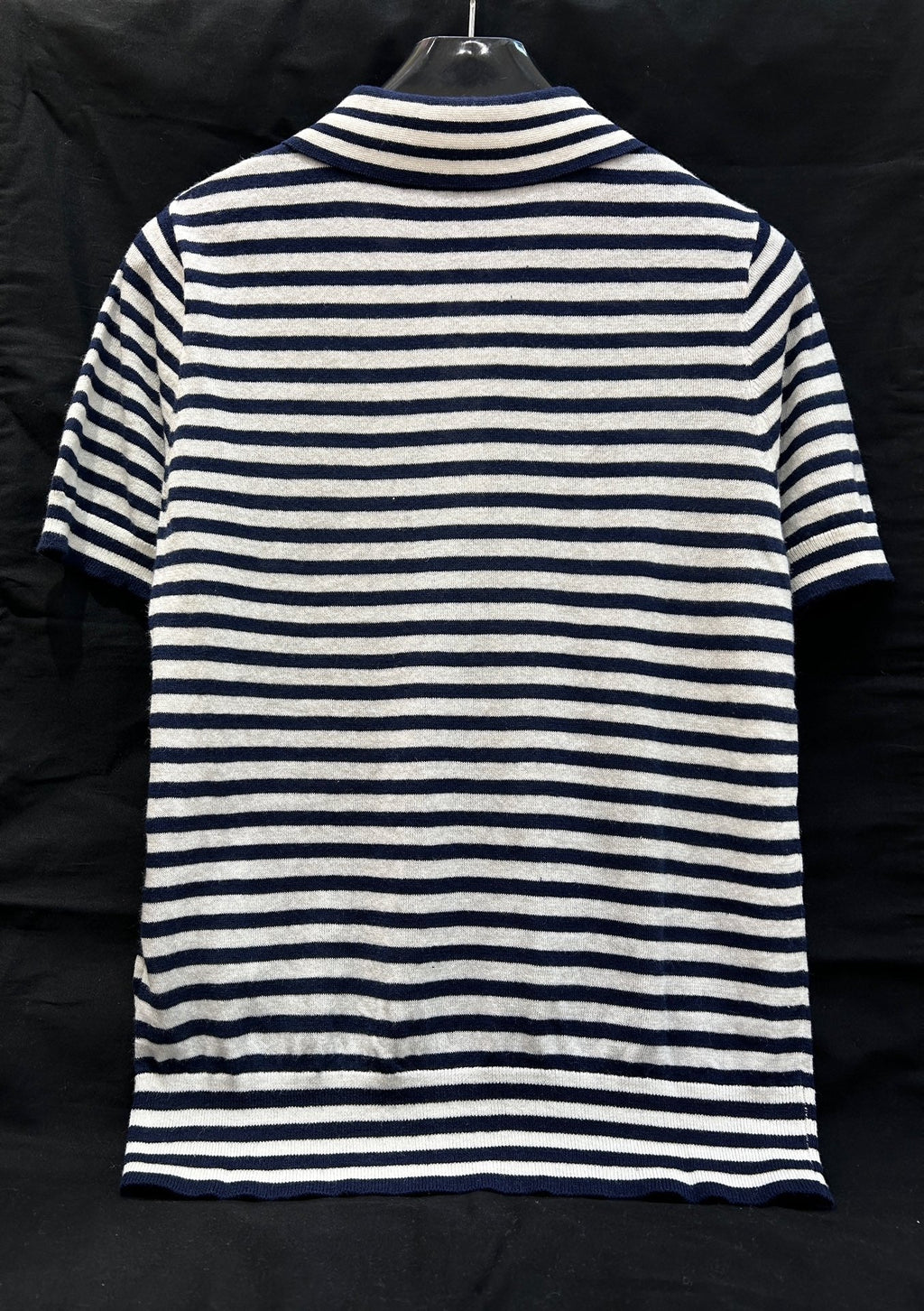 STRIPED KNIT SWEATER 25S IN COTTON 266075