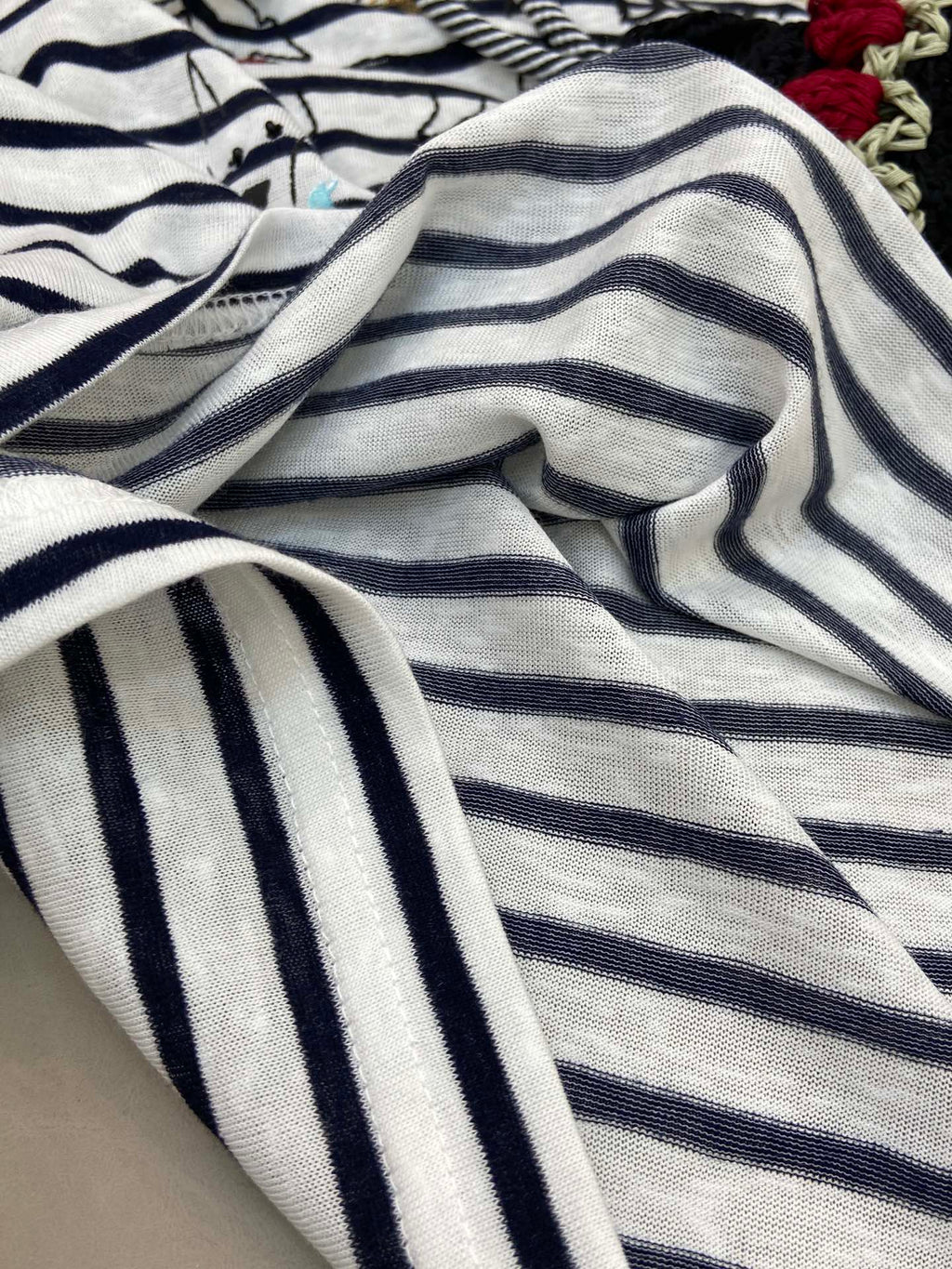 LONG SLEEVE STRIPED T-SHIRT 25S IN COTTON 266046
