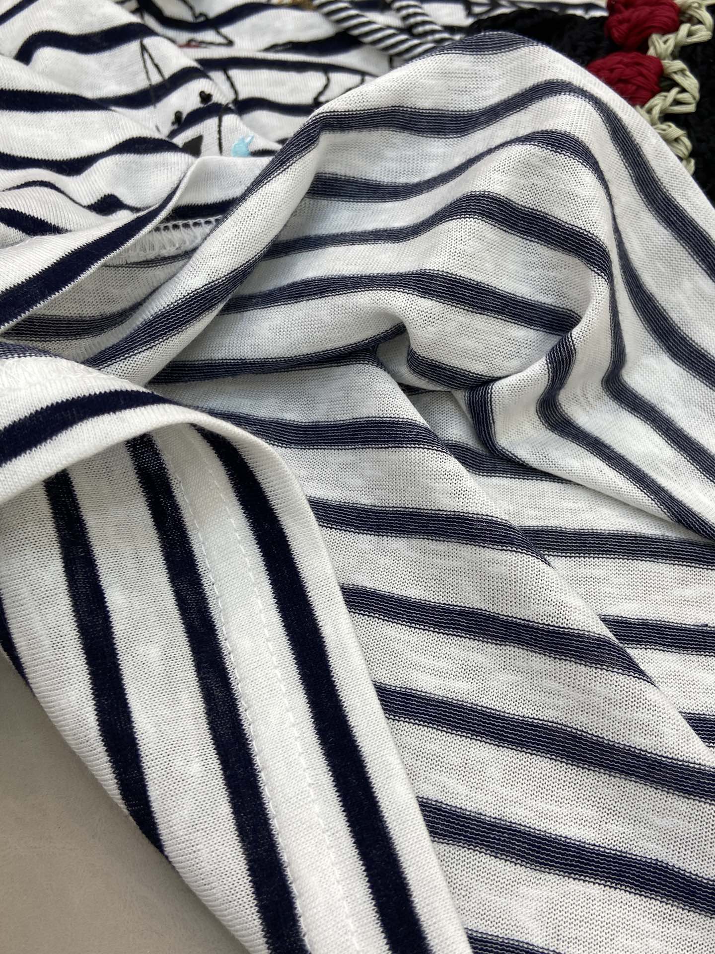 LONG SLEEVE STRIPED T-SHIRT 25S IN COTTON 266046