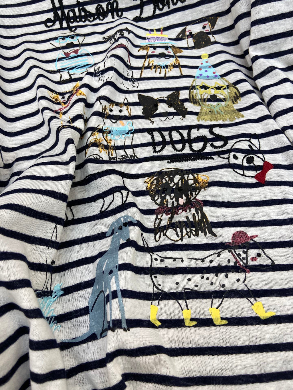 LONG SLEEVE STRIPED T-SHIRT 25S IN COTTON 266046