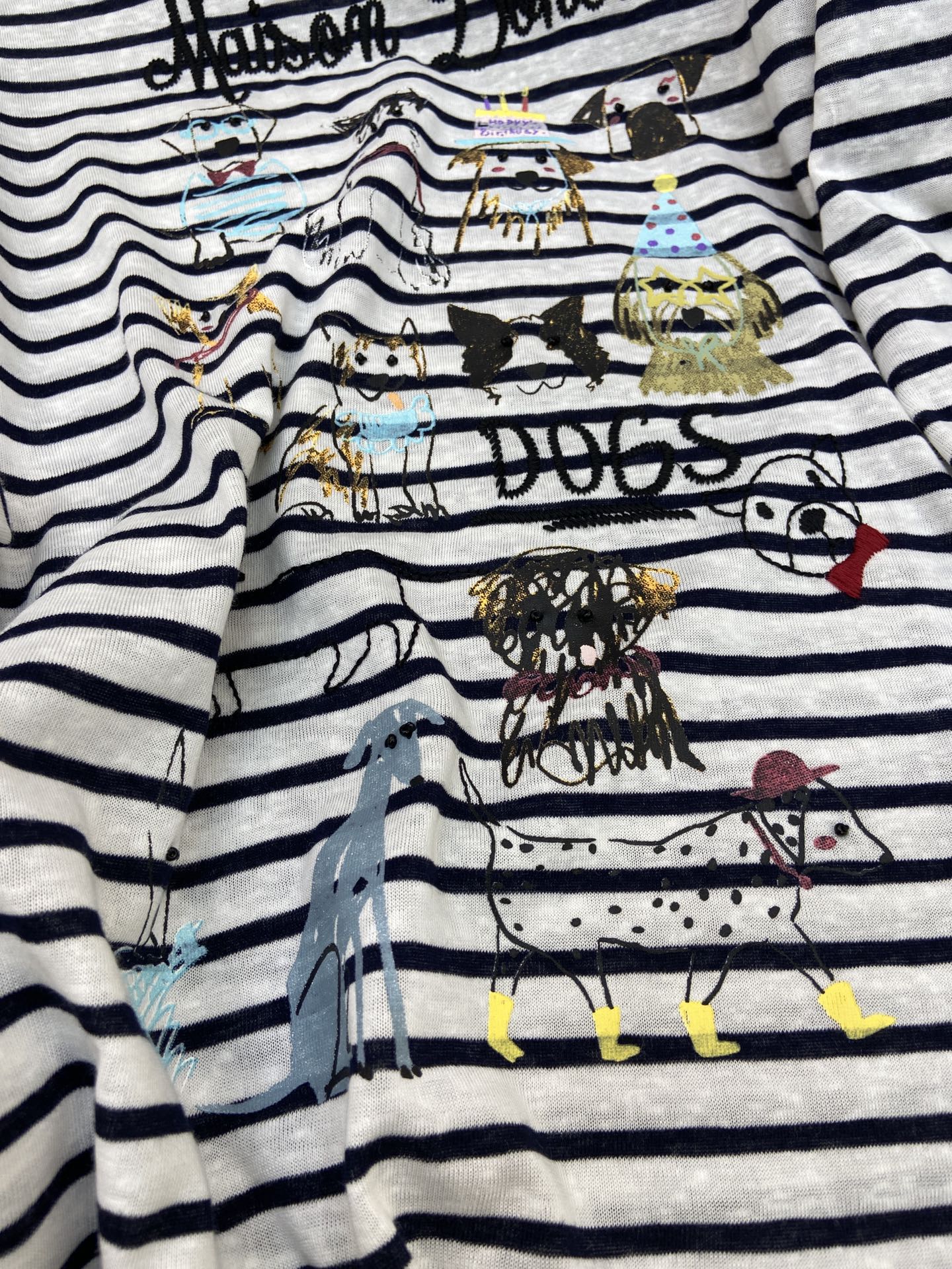 LONG SLEEVE STRIPED T-SHIRT 25S IN COTTON 266046