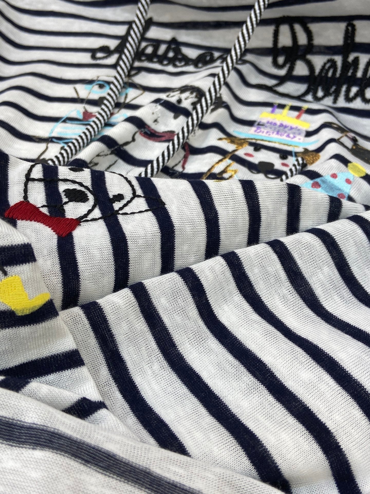 LONG SLEEVE STRIPED T-SHIRT 25S IN COTTON 266046