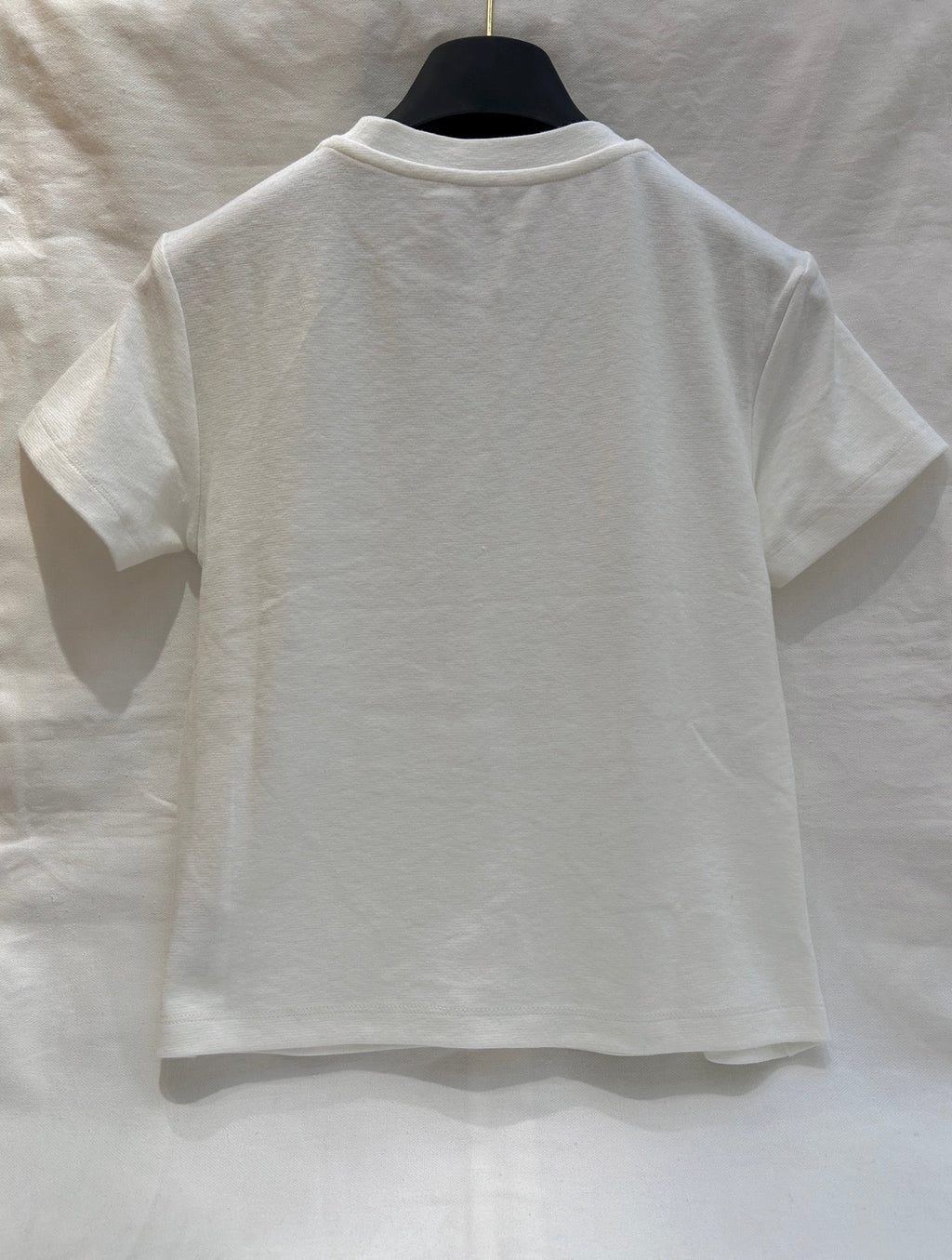 FLORAL EMBROIDERED T SHIRT 25S IN COTTON 266309
