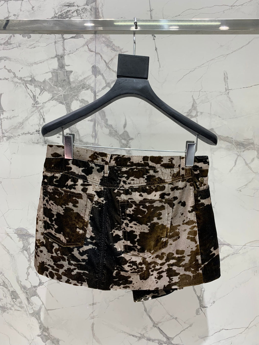 DIOR 25S MINI SKIRT CAMOUFLAGE STYLE 007