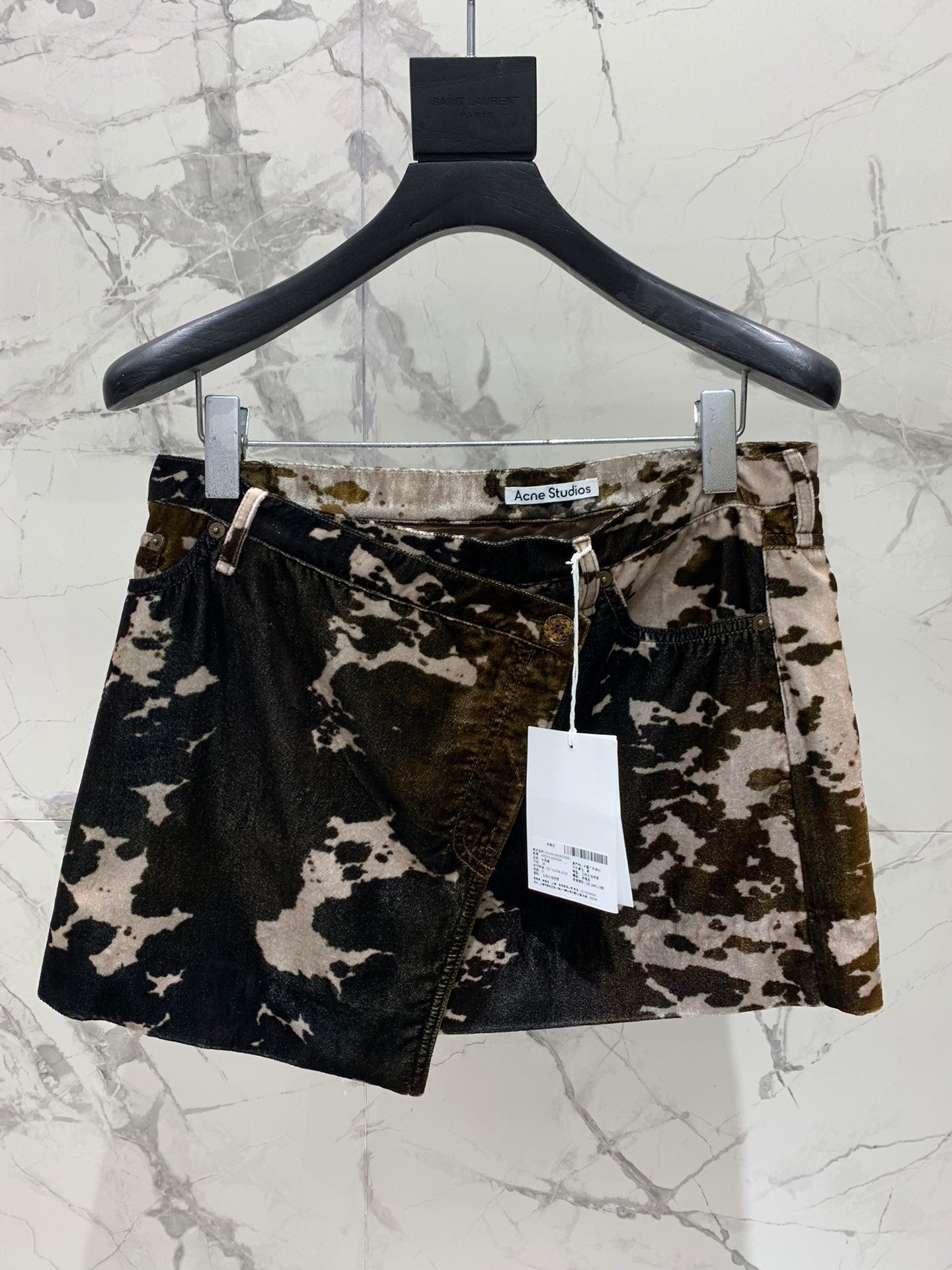 DIOR 25S MINI SKIRT CAMOUFLAGE STYLE 007