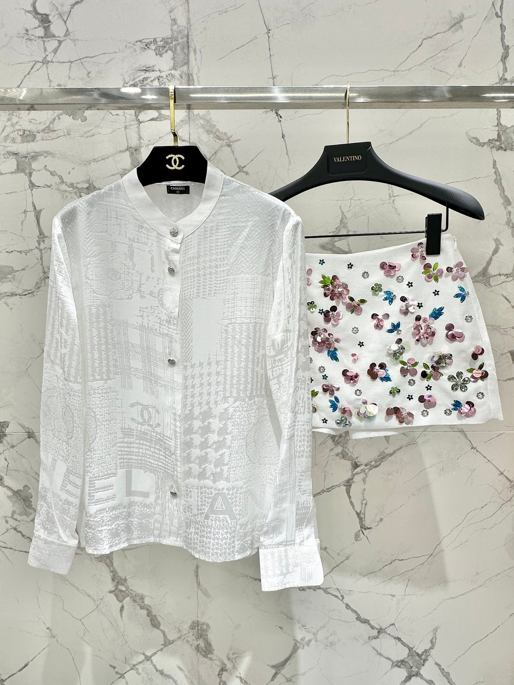 VALENTINO 26S PATTERNED CULOTTES 1223