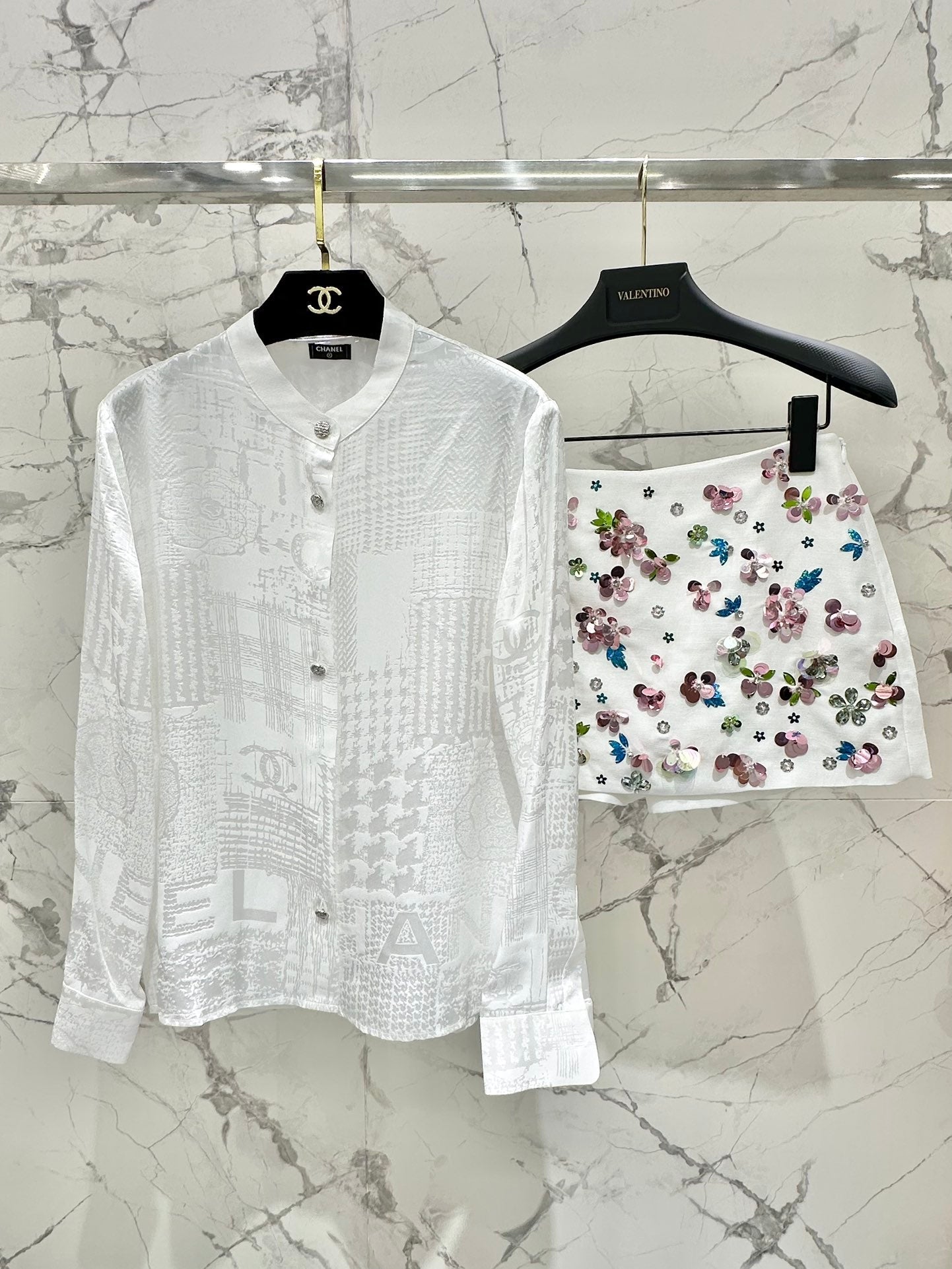 VALENTINO 26S PATTERNED CULOTTES 1223