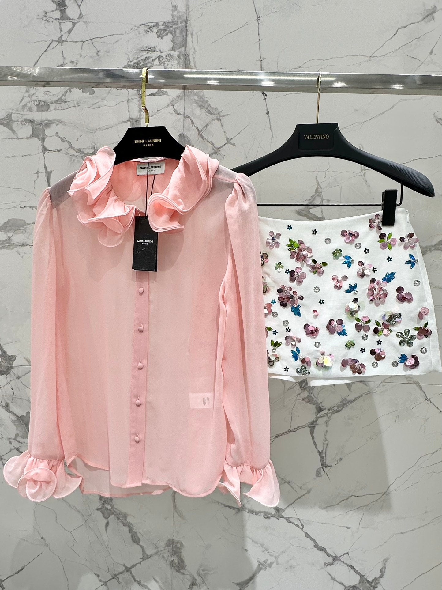 VALENTINO 26S PATTERNED CULOTTES 1223