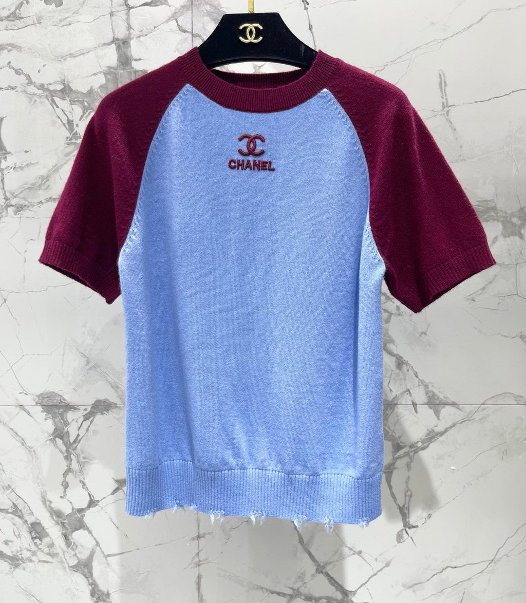 CHANEL 26S SHORT-SLEEVE KNIT TOP 958