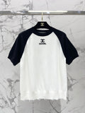 CHANEL 26S SHORT-SLEEVE KNIT TOP 957
