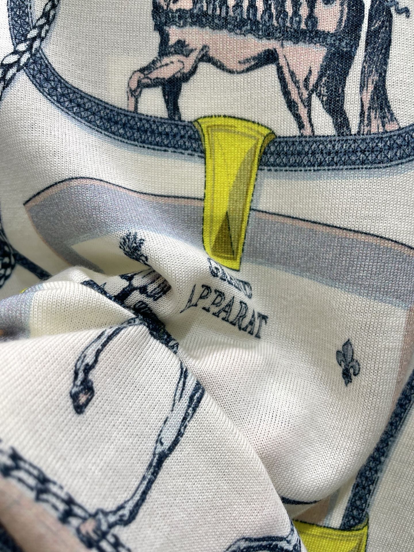 HERMES 26S SHORT SLEEVED KNIT TOP 532