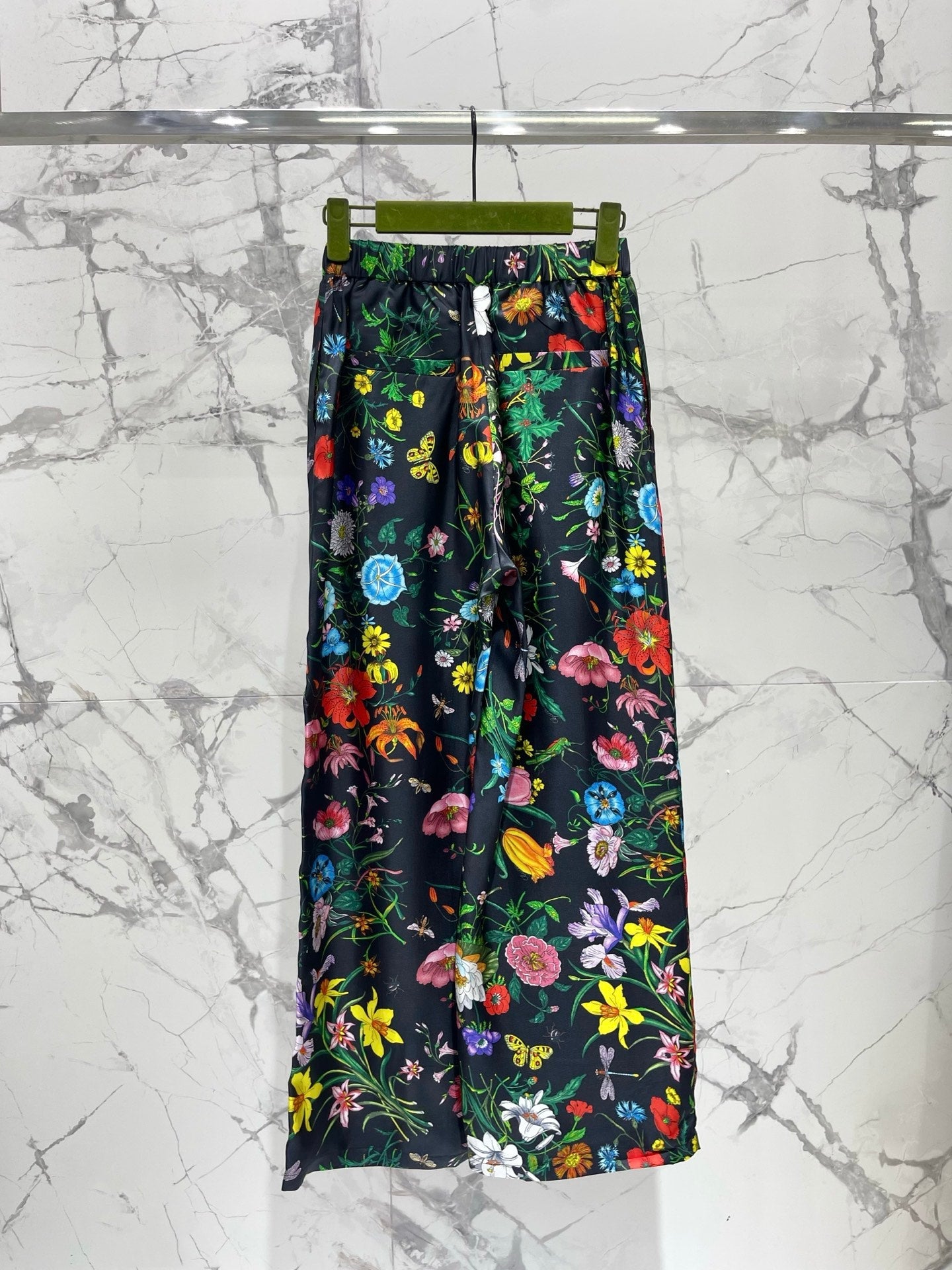GUCCI 26S WIDE-LEG PRINTED PANTS 77