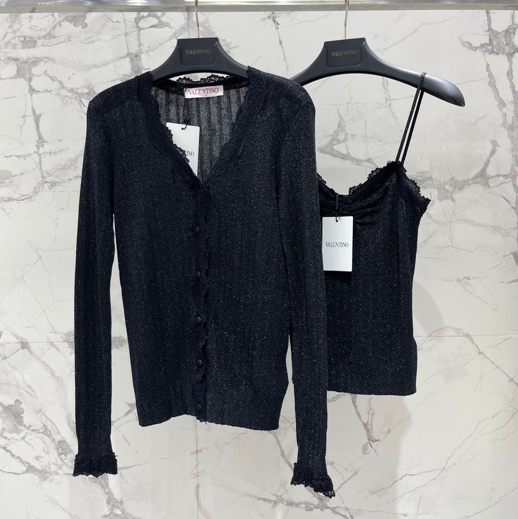 VALENTINO 26S CAMISOLE & CARDIGAN SET 159
