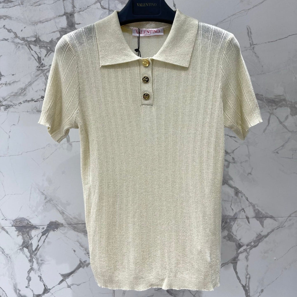 VALENTINO 26S SHORT SLEEVE KNIT T-SHIRT 138