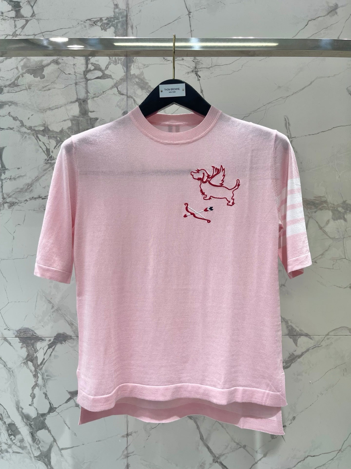 THOM 26S SHORT SLEEVE KNIT TOP STYLE 274