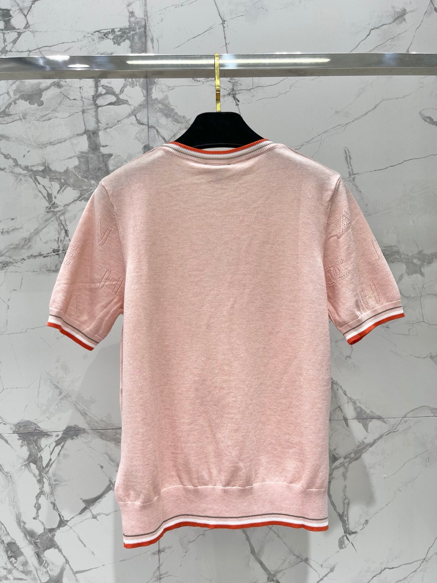 CHANEL 26S SHORT-SLEEVED KNIT SHIRT STYLE 1164