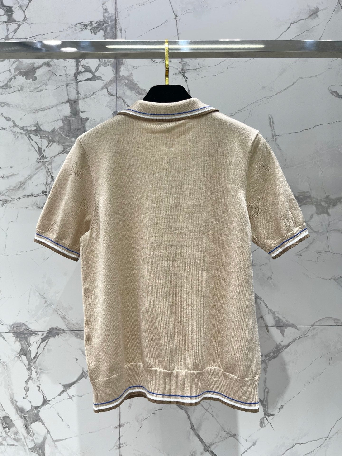 CHANEL 26S SHORT-SLEEVE KNIT POLO STYLE 1178