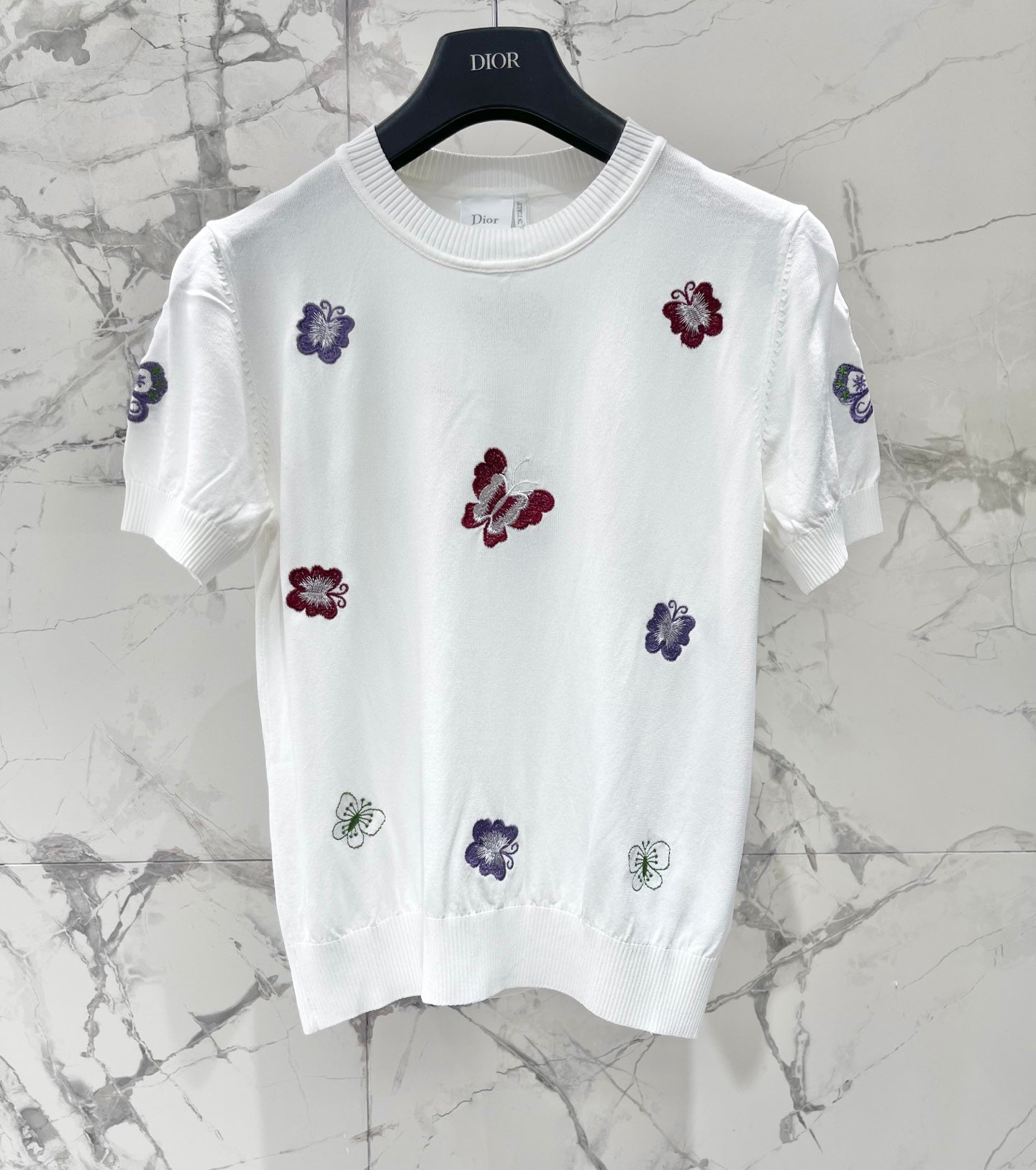 DIOR 26S SHORT-SLEEVED SWEATER 1259