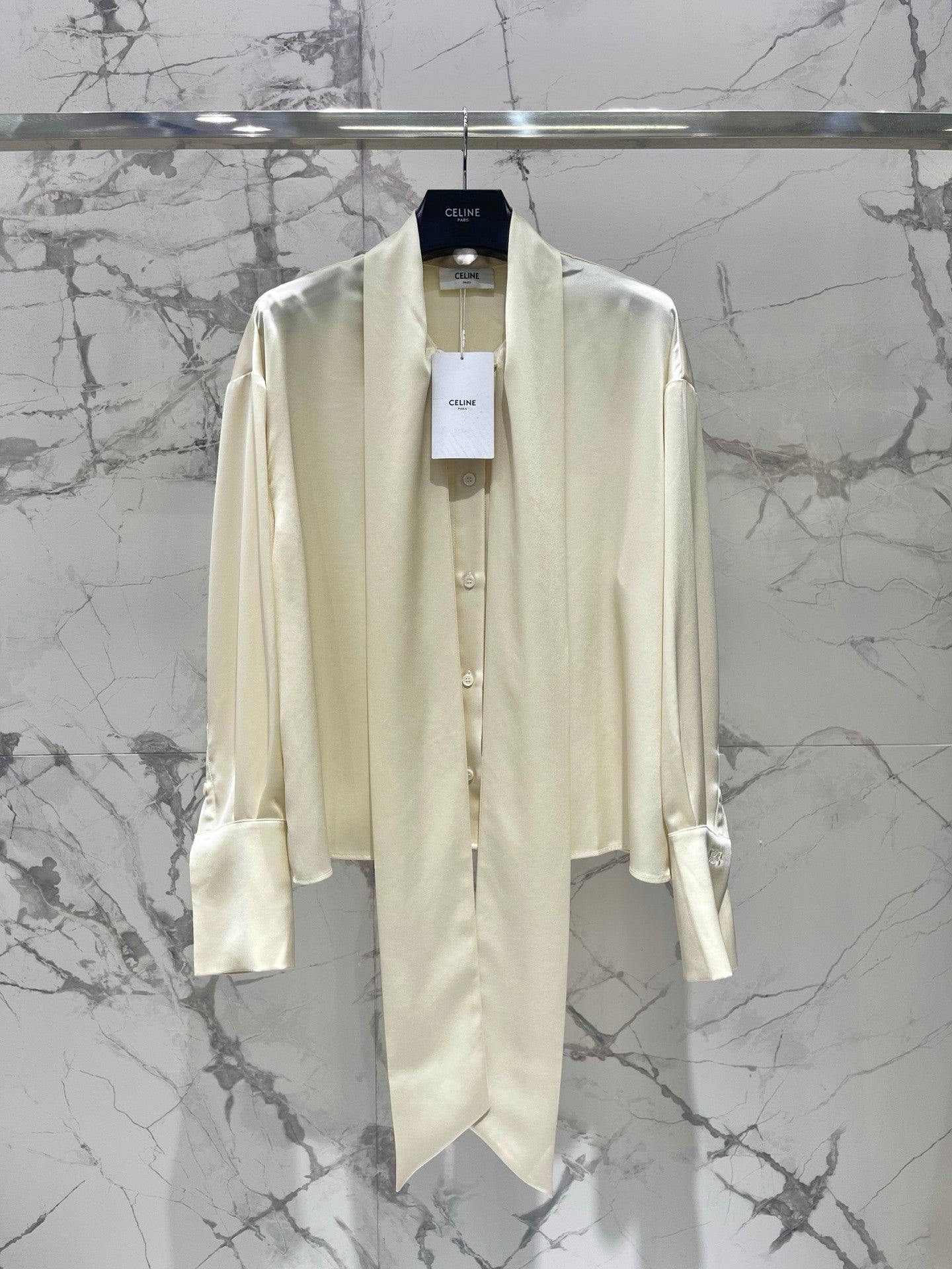 CELINE 26S BOW-TIE SHIRT 467