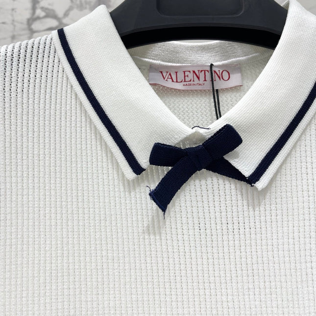 VALENTINO 26S SHORT-SLEEVE POLO MINI DRESS 458
