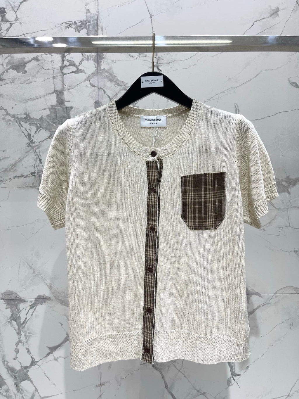 THOM 26S SHORT SLEEVE KNIT TOP STYLE 248
