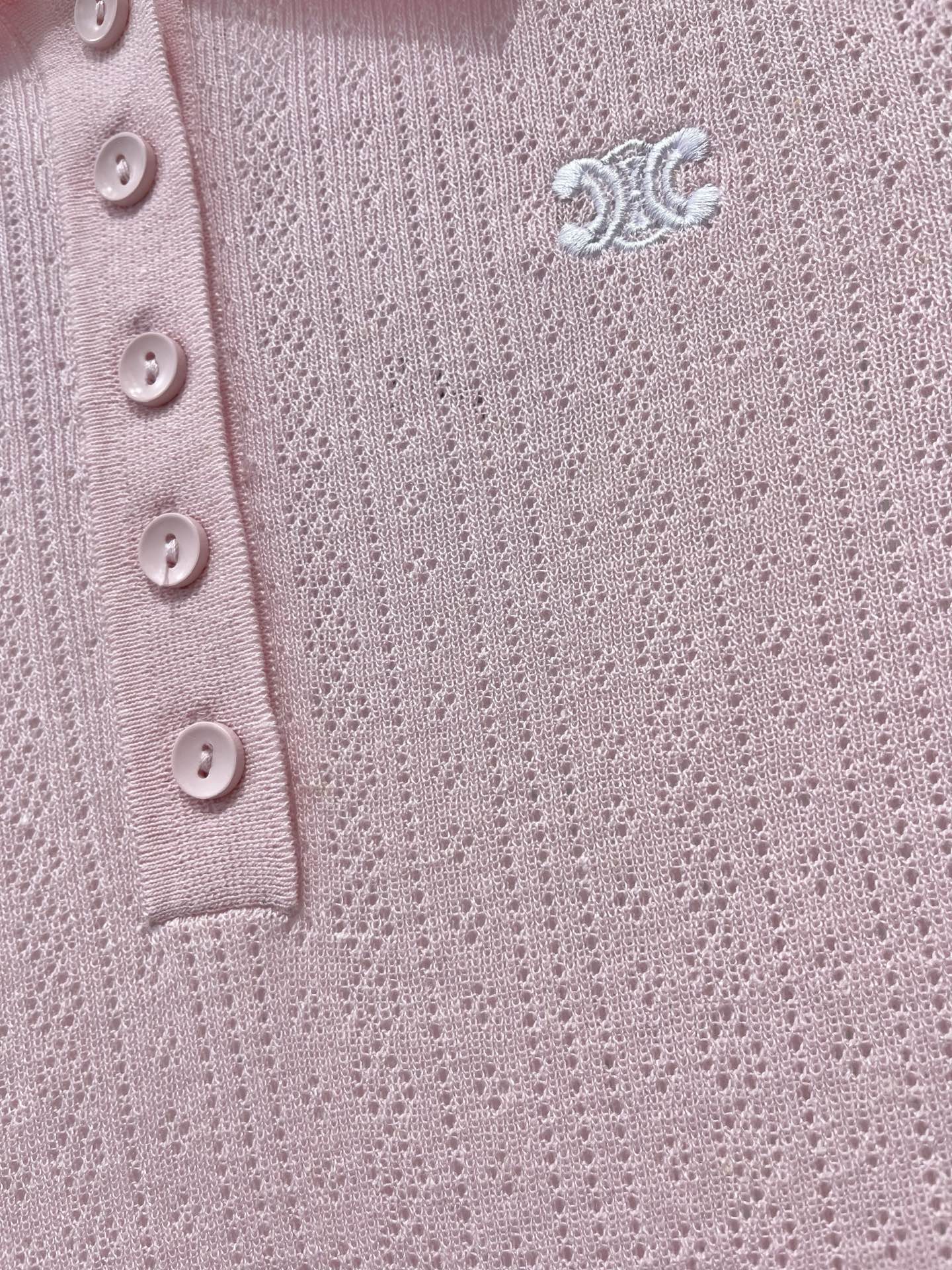 CELINE 26S KNIT POLO SHIRT 428