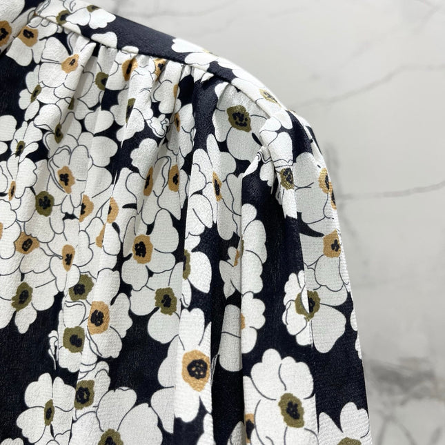 VALENTINO 26S LONG-SLEEVE PRINTED SHIRT 433