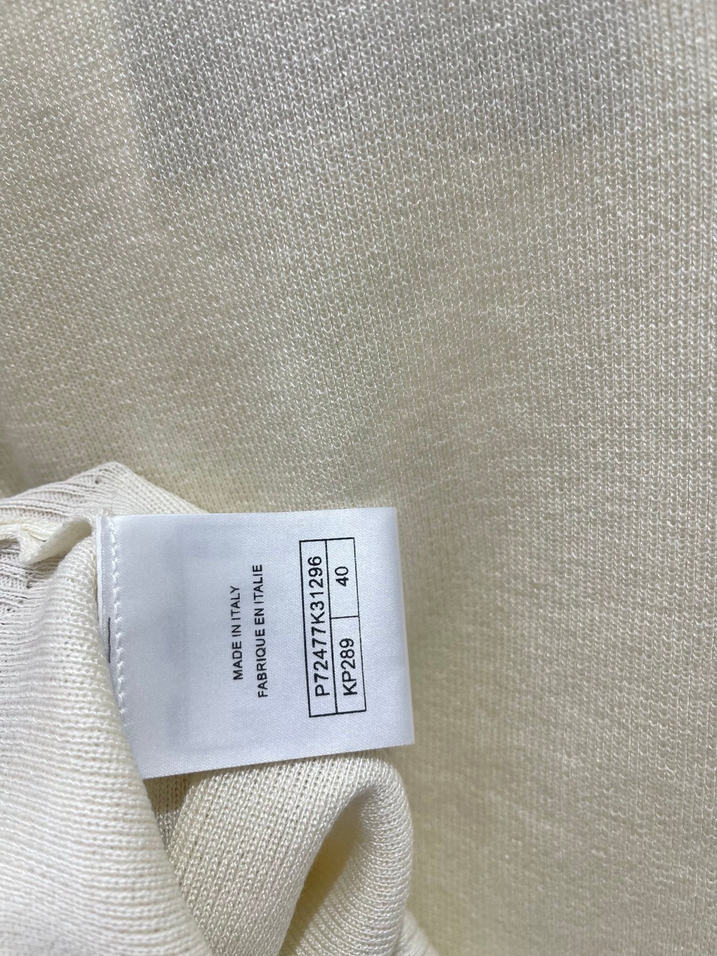 CHANEL 26S SLEEVELESS KNIT TOP 1417