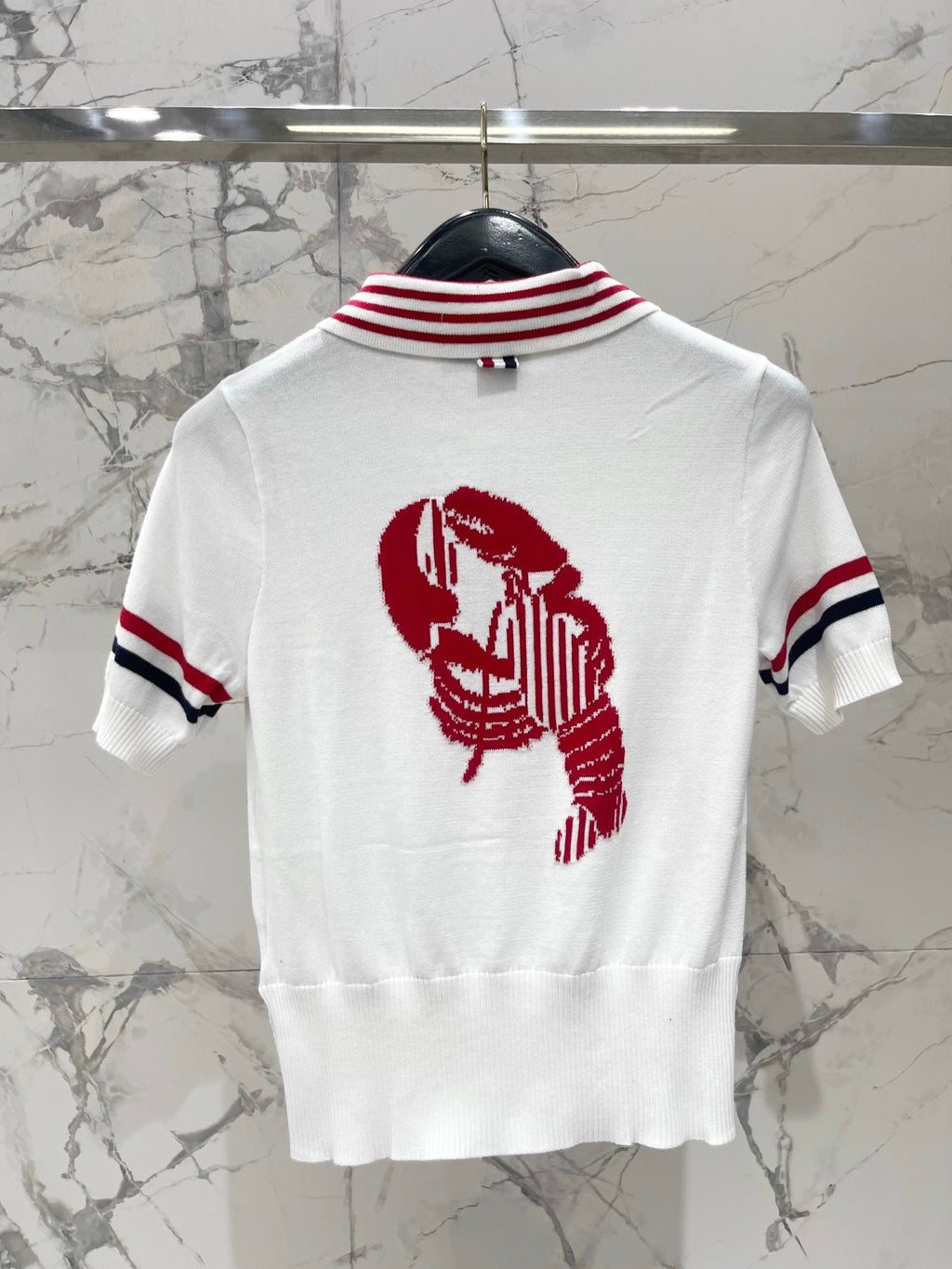 THOM 26S SHORT SLEEVE POLO KNIT TOP STYLE 229