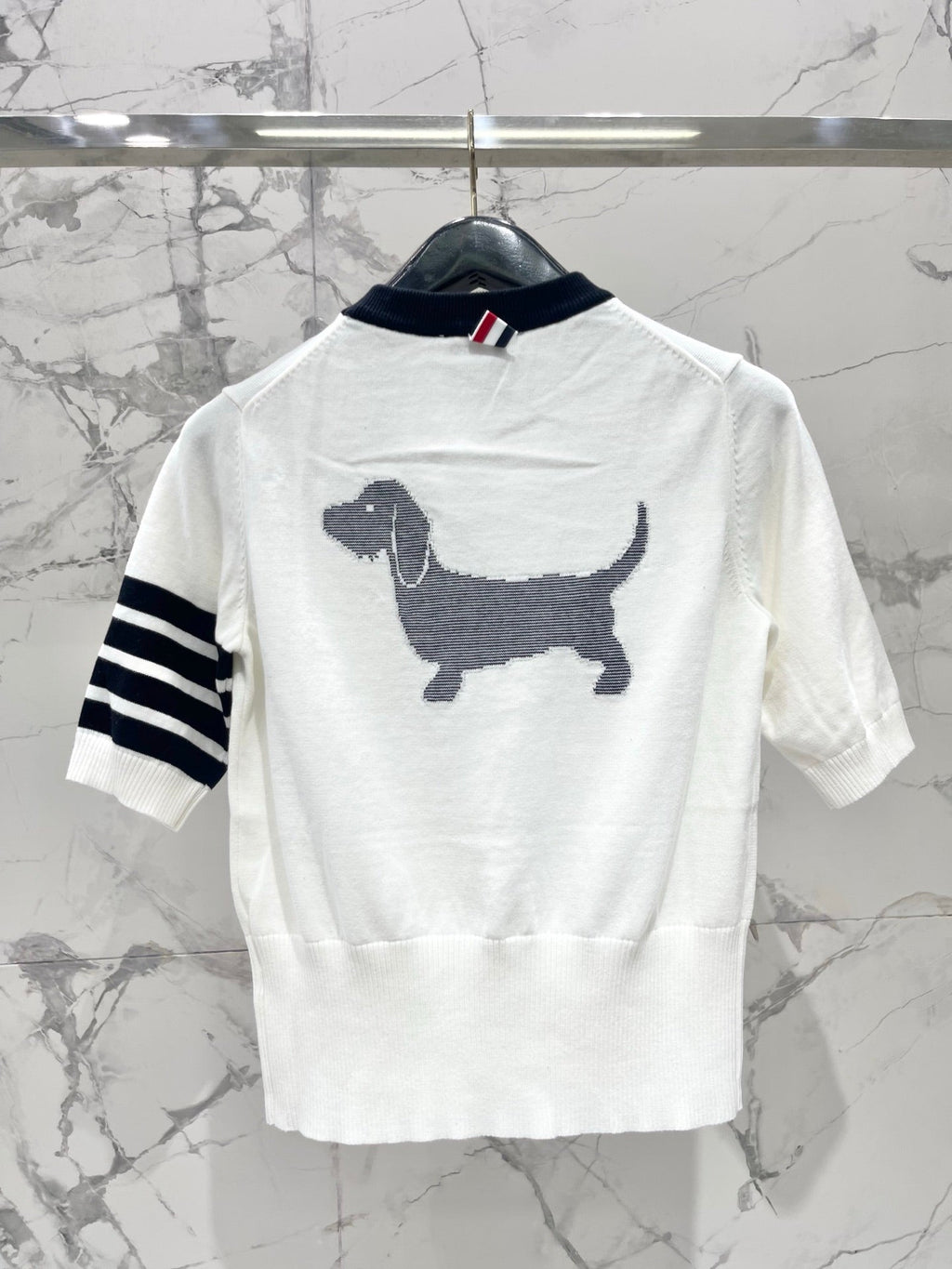 THOM 26S SHORT-SLEEVE KNIT TOP STYLE 225