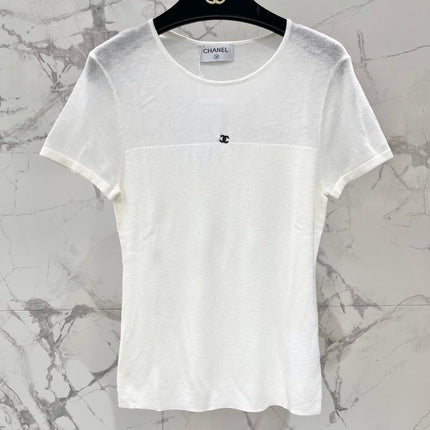 CHANEL 26S SHORT-SLEEVE KNIT TOP 1320
