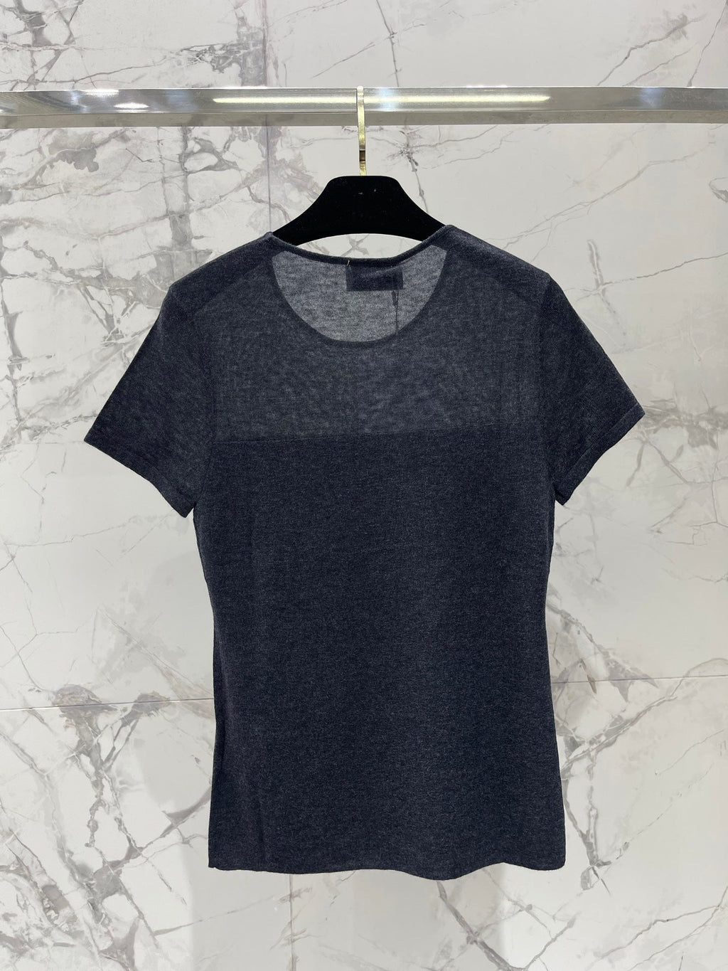 CHANEL 26S SHORT-SLEEVE KNIT TOP 1319