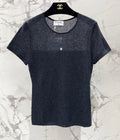 CHANEL 26S SHORT-SLEEVE KNIT TOP 1319
